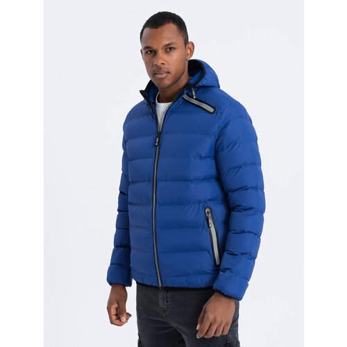 Ombre Men's winter quilted jacket Slike