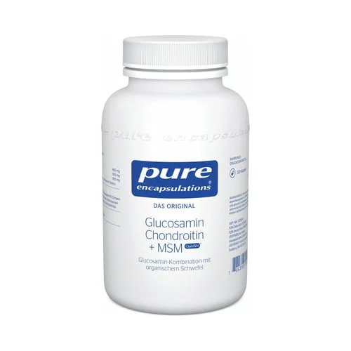 pure encapsulations Glukozamin hondroitin+MSM - 120 kapsul