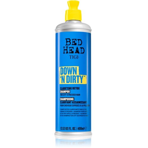 Tigi Bed Head Down&amp;#039;n&amp;#039; Dirty detoksikacijski &amp;scaron;ampon za či&amp;scaron;ćenje za svakodnevnu uporabu 400 ml Slike