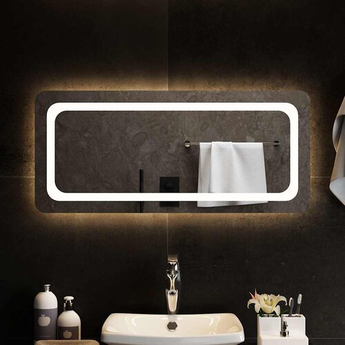 LED kupaonsko ogledalo 90x40 cm Slike