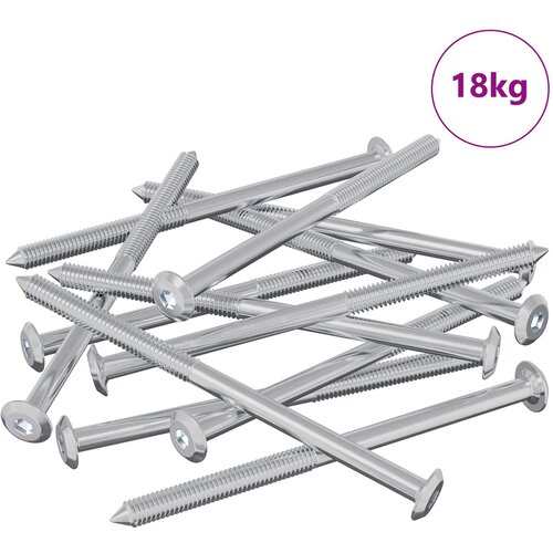 vidaXL Pohi&scaron;tveni vijaki 1000 pcs srebrna Jeklo, (5000163841) Cene