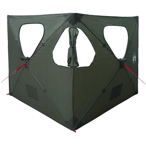 VidaXL Lovni &amp;scaron;ator 145 x 145 x 150 cm Maslinasto zelena - Vojska zelena Slike