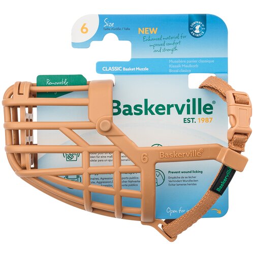 Baskerville Classic brnjica, bež - Veličina 6 Cijene