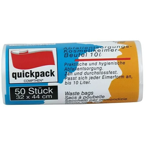 Quickpack Vreće za smeće (Zapremnina: 10 l, 50 Kom., Prozirno)