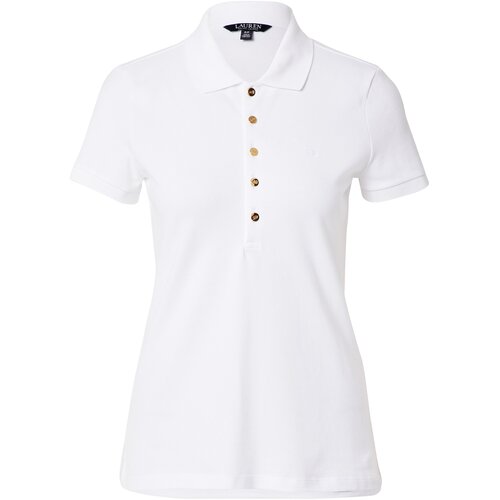 Polo Ralph Lauren Majica &amp;#039;KIEWICK&amp;#039; srebrna / bela Slike