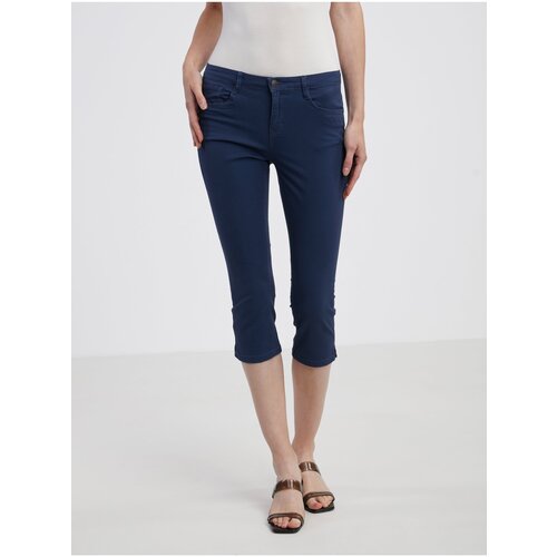 Camaieu Dark blue womens capri pants - Ladies Cene