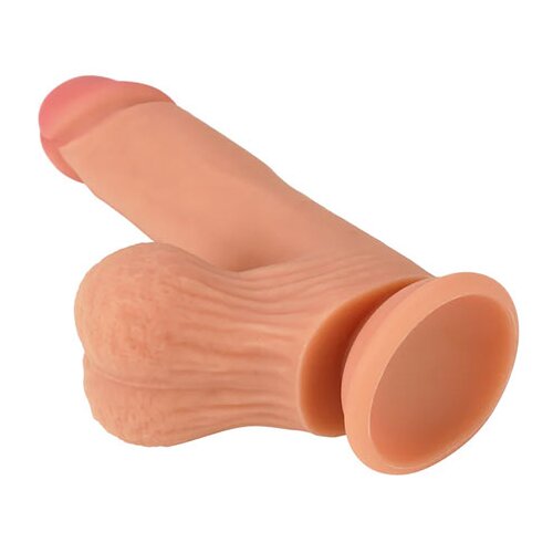 Inferno realističen dildo iz tekočega silikona 19 cm (R20702) Slike