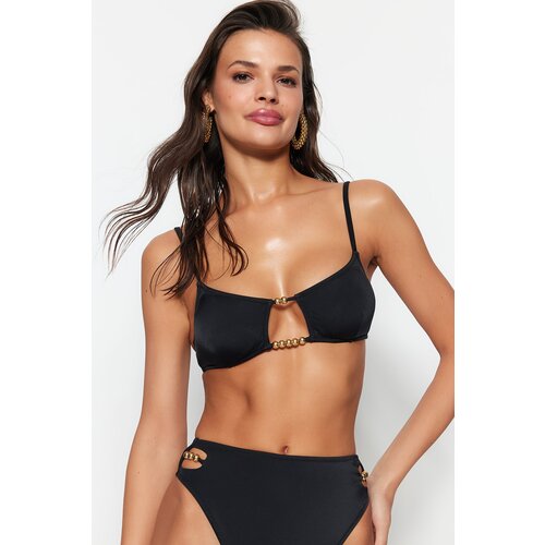 Trendyol bikini top - black - plain Slike