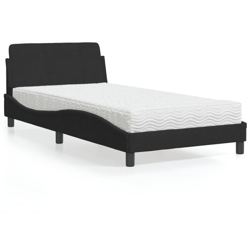  Krevet s madracem Dover crni 100x200 cm bar&scaron;unasti Cijene