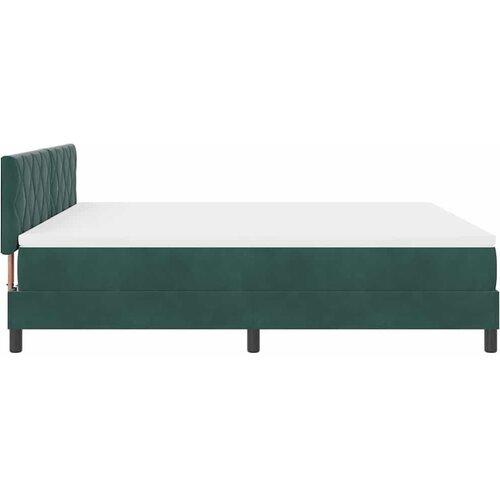  LED Box Spring Krevet Tamnozelena 180 x 200 cm Bar&amp;scaron;un Slike