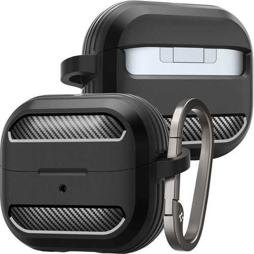 Spigen OVITEK RUGGED ARMOR ZA GALAXY BUDS 3 3 PRO BLACK, (22006189) Slike