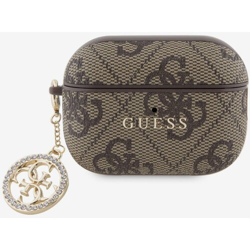 Guess 4G Script PC/PU Charm Pouzdro pro AirPods Pro 2 Brown Ovitek Vijolična Cene