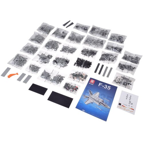  Tehnički blokovi Licencirani američki borbeni zrakoplov F-35 Lightning II 1600-dijelni ZA5799 Slike