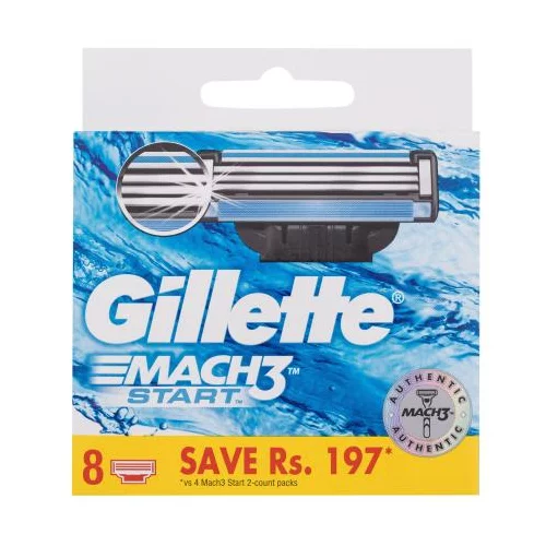 Gillette Mach3 Start Set nadomestne britvice 8 kos za moške