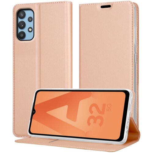 Cadorabo Case, združljiv s Samsungom v elegantnem rosă &permil; Gold - za&scaron;čitni pokrov z magnetnim zapiranjem, stoječo funkcijo in režo za kartico, (20694883) Cene