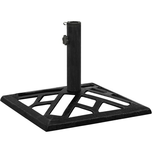  Stalak za suncobran crni 44 x 44 x 31 cm od lijevanog željeza Slike