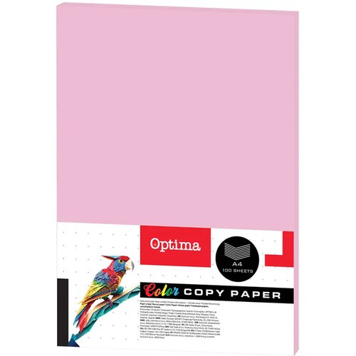 Optima Barvni fotokopirni papir A4, fluorescentno roza, 100 listov Cene