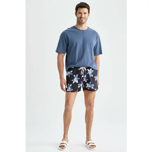 Defacto Patterned Extra Short Swimming Shorts