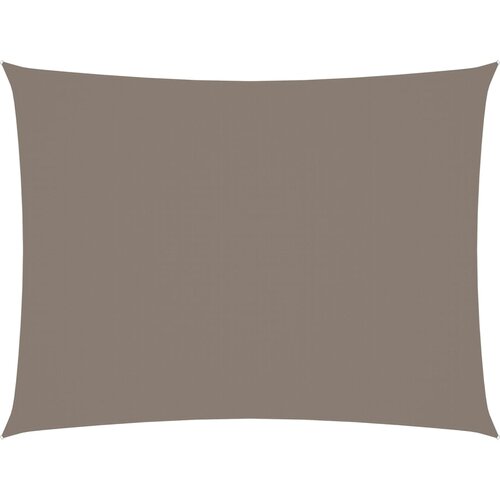 vidaXL Senčno jadro oksford blago pravokotno 2x3,5 m taupe Cene