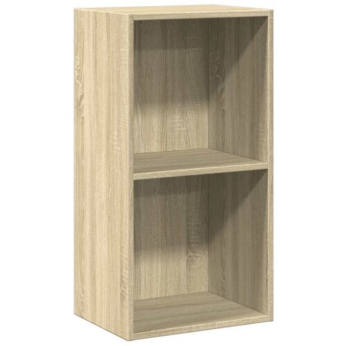 Maison Chic Knjižna omara - Knjižni regal 2-nadstropna sonoma hrast 40x30x76,5cm iverna pl., (21725321) Cene
