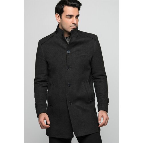 Dewberry PLT8333 MEN&amp;#039;S COAT-ANTHRACITE Slike