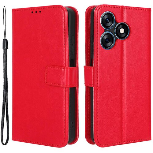 INORCO Za Infinix Zero 20 4G usnjena torbica s stojalom za telefon Skin-touch Lines vtisnjena denarnica ovitek za telefon, (22033031) Slike