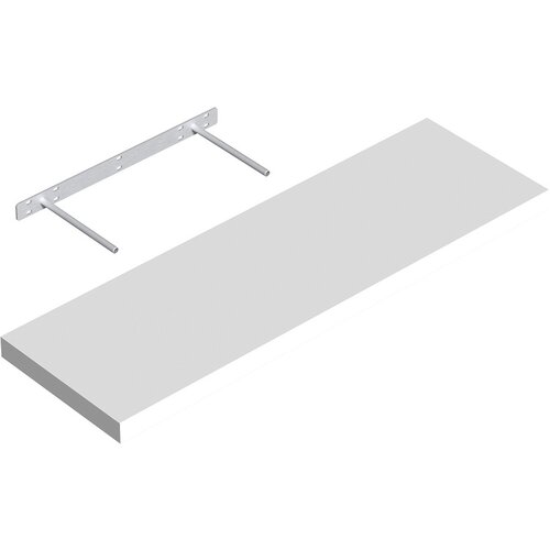 REGALUX Polica XL4 (3,8 x 80 x 24 cm, nosilnost: 12 kg, bela) Cene