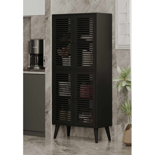 Hanah home vi&scaron;enamenski ormarić Deneb, 70 cm, crni Cene