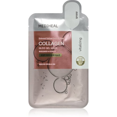 Mediheal Collagen Vitalizing Nude Gel Mask intenzivna hidrogelna maska za vlaženje in učvrstitev kože 1 kos Cene