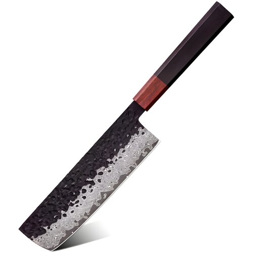 Damaskasti kuhinjski nož AO-37383 - Nakiri / Smeđa KP37383 Cijene