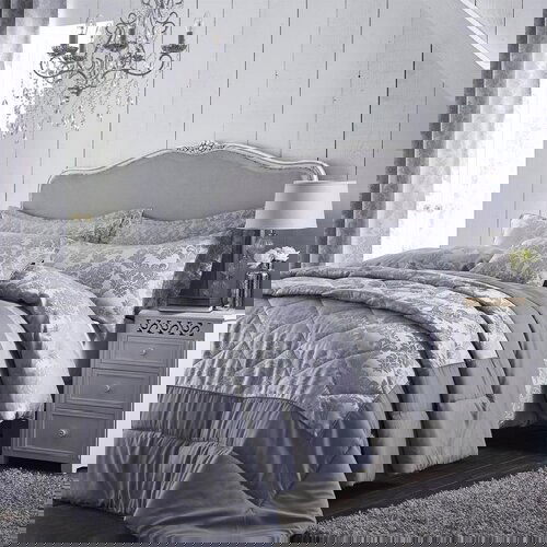 Catherine Lansfield Siva posteljnina Jacquard, 200 x 200 cm Slike