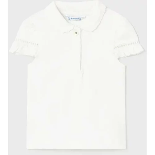 Mayoral Kratka majica za dojenčka bela barva
