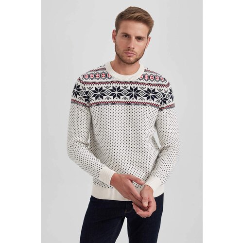 Defacto Standard Fit Crew Neck Knitwear Pullover Slike