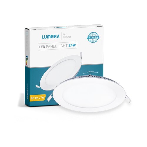 Lumera LED panel 18W 4000K ugradni okrugli Slike
