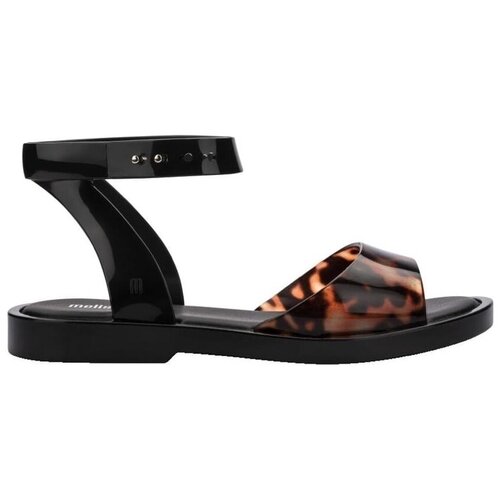 Melissa Sandali &amp;amp; Odprti čevlji Nina Sandal - Black/Clear Tortoise Kostanjeva Slike