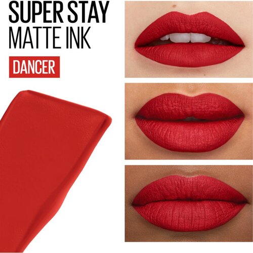 Maybelline SuperStay&amp;reg; Matte Ink Liquid dolgoobstojna mat &amp;scaron;minka 5 ml odtenek 118 Dancer za ženske Slike