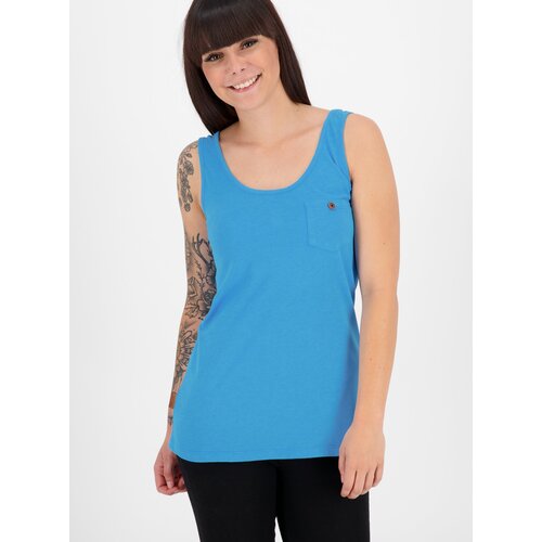 Alife and Kickin Blue women's tank top with pocket - Women's Cene