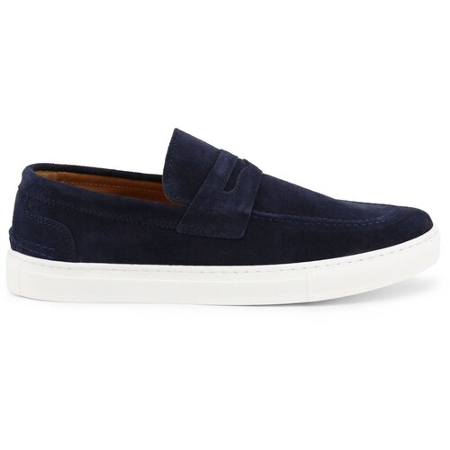 Duca di Morrone Slips on Enea - Suede Blue Modra Cene