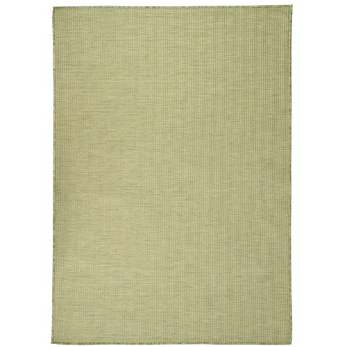 vidaXL Vanjski tepih ravnog tkanja 200 x 280 cm zeleni