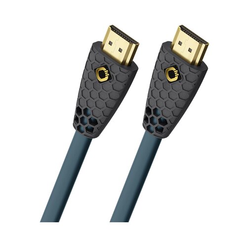 Oehlbach HDMI priključni kabel 3.00 m D1C92603 petrol-plava, antracitna boja [1x muški konektor HDMI - 1x muški konektor HDMI] Cijene