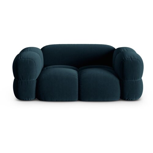 Cosmopolitan Design Temno modra žametna sedežna garnitura 180 cm Loretto – Cene