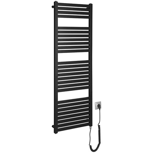 Aqualine kupatilski električni radijator tondi-e 500W 133x45 cm mat crna Cene