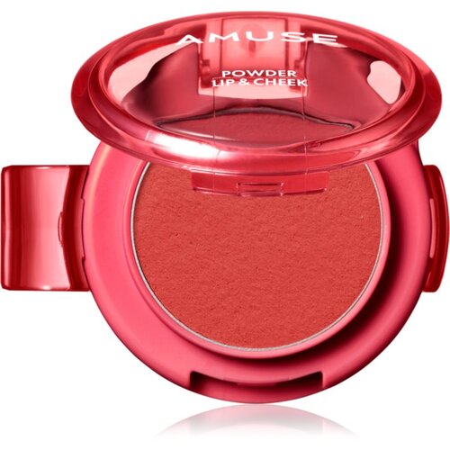 AMUSE Powder Lip &amp;amp; Cheek kremasti puder za usne i lice nijansa 12 Berryish 4 g Slike