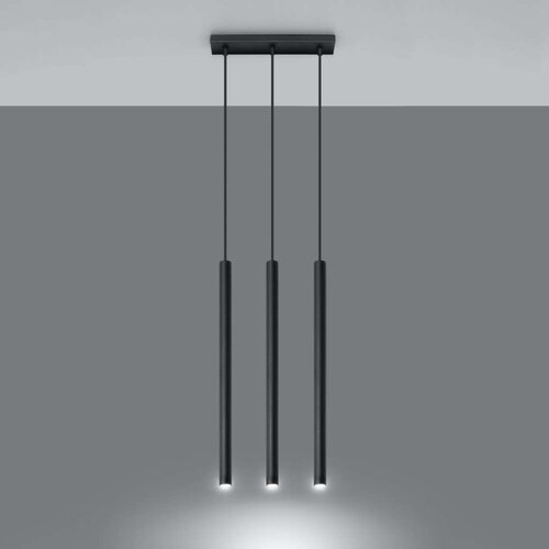 Sollux SL.0470 - Luster na sajli PASTELO 3 3xG9/8W/230V crni Slike