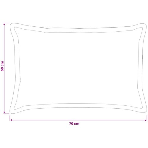  Presvlaka za jastuk 6 kom. HOUTEN Tirkizna 50 x 70 cm Poliester Slike