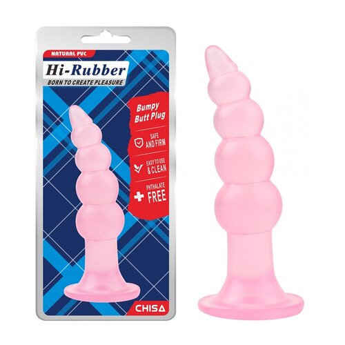  Bumpy Butt Plug-Pink CN711430716 Cene