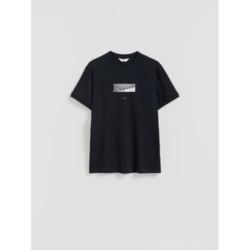 Reserved MEN`S T-SHIRT - crno Cijene