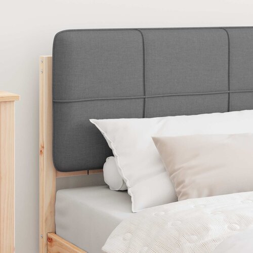  Krevetni okvir s tapiciranim uzglavljem Svijetlo siva Svjetlosiva 205.5 x 95.5 x 84.5 cm Slike