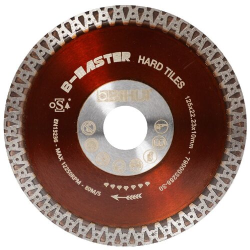 Bihui Dijamantna rezna ploča (Promjer: 125 mm, Provrt: 22,23 mm, Porculan) Cijene