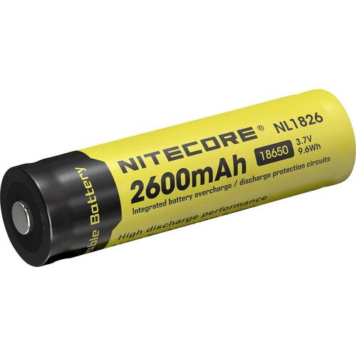 Nitecore 18650 LiIon-Akku 2600 mAh žepna svetilka-dodatna oprema NL186 za Universal NIT1865026, (20439461) Slike